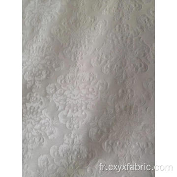 tissu de polyester en relief pour le drap de lit